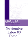 Libro 80 Tomo I 2020 Noviembre. Archivo PDF para descargar, se abrirá en una nueva ventana