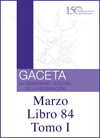 Libro 84 Tomo I 2021 Marzo. Archivo PDF para descargar, se abrirá en una nueva ventana