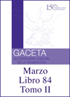 Libro 84 Tomo II 2021 Marzo. Archivo PDF para descargar, se abrirá en una nueva ventana