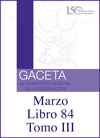 Libro 84 Tomo III 2021 Marzo. Archivo PDF para descargar, se abrirá en una nueva ventana