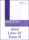 Libro 85 Tomo II 2021 Abril. Archivo PDF para descargar, se abrirá en una nueva ventana