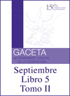 Libro 5 Tomo II 2021 Septiembre. Archivo PDF para descargar, se abrirá en una nueva ventana