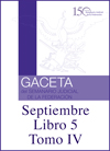 Libro 5 Tomo IV 2021 Septiembre. Archivo PDF para descargar, se abrirá en una nueva ventana