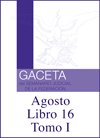 Libro 16 Tomo I 2022 Agosto. Archivo PDF para descargar, se abrirá en una nueva ventana