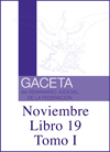 Libro 19 Tomo I 2022 Noviembre. Archivo PDF para descargar, se abrirá en una nueva ventana