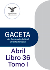 Libro 36 Tomo I 2024 Abril. Archivo PDF para descargar, se abrirá en una nueva ventana