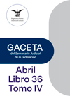 Libro 36 Tomo IV 2024 Abril. Archivo PDF para descargar, se abrirá en una nueva ventana