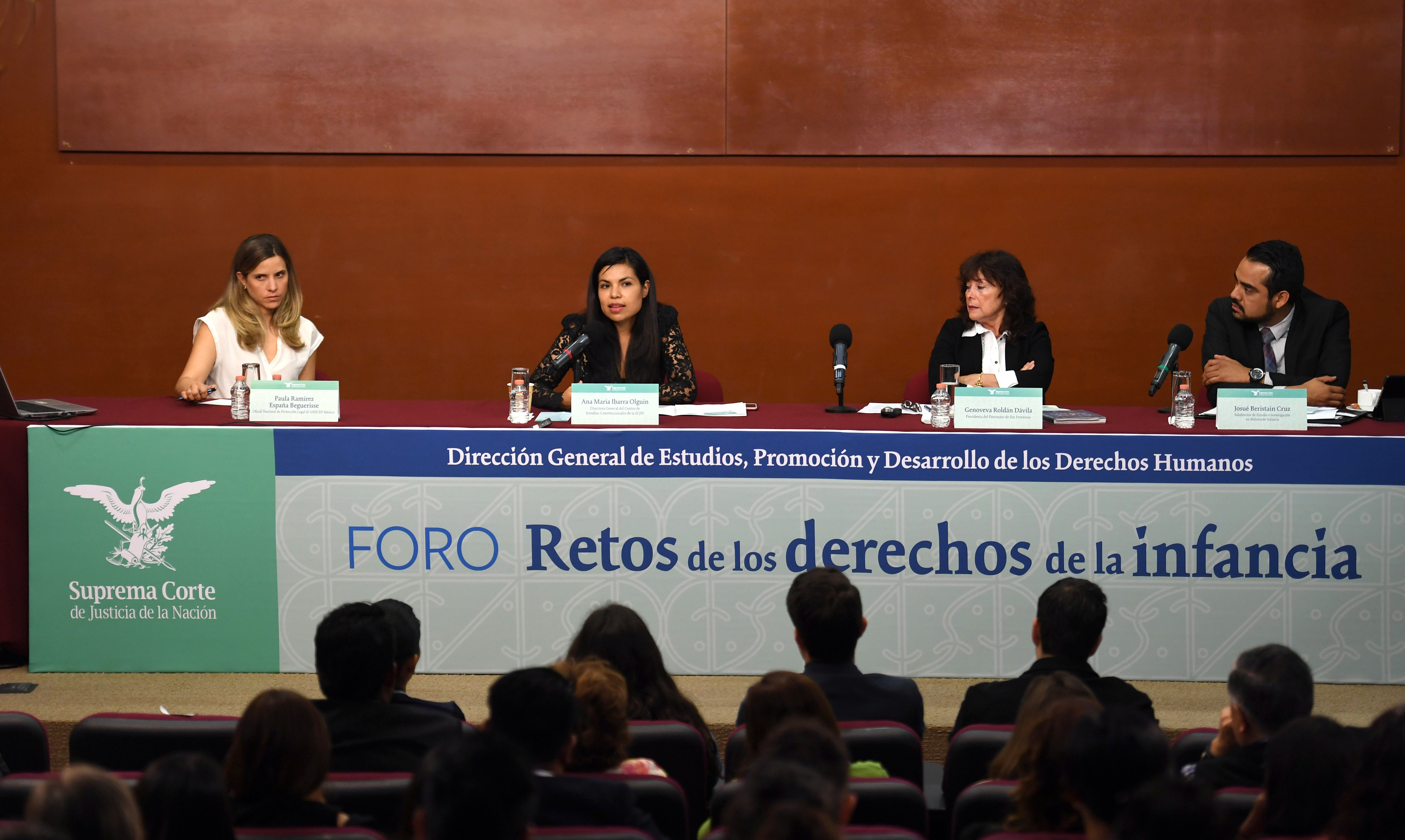 Paula Ramírez España, Ana María Ibarra Olguín, Genoveva Roldán Dávila, Josué Beristain Cruz