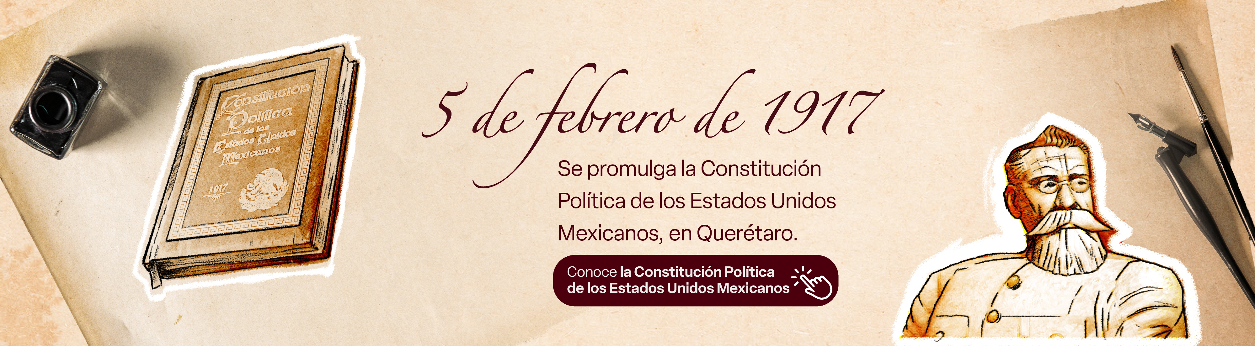 5 de febrero. Día de la Constitución de México