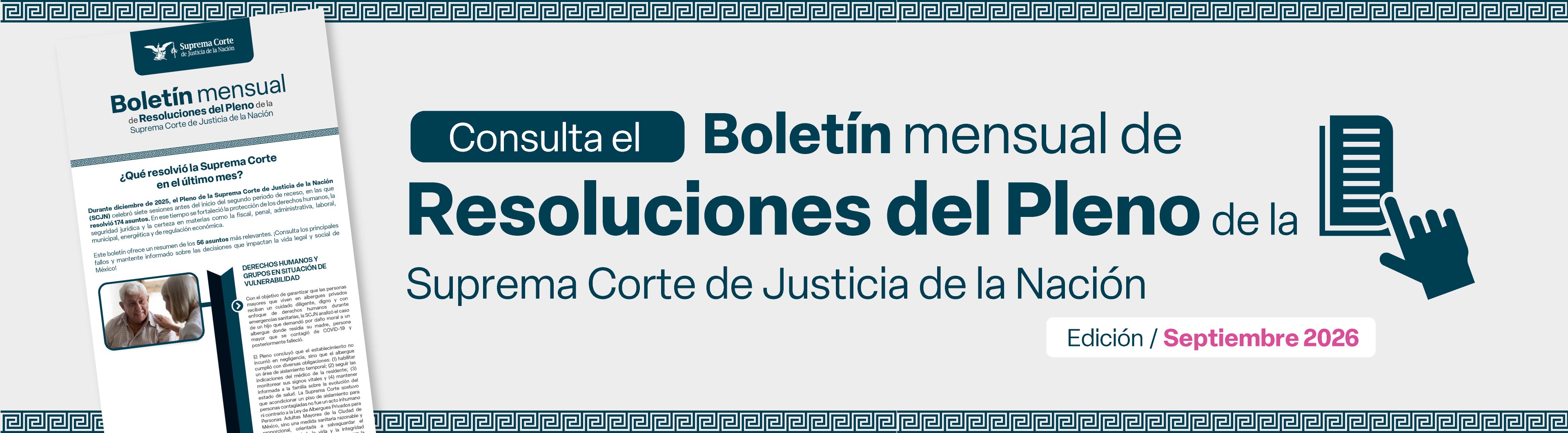 Boletín Mensual de Resoluciones del pleno