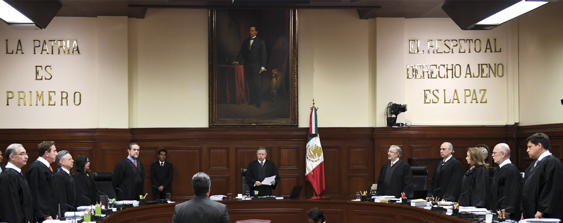 El Pleno de la Suprema Corte de Justicia de la Nación