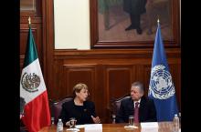 Reunión del Ministro Presidente Arturo Zaldívar Con Michelle Bachelet, Alta Comisionada para los Derechos Humanos en la ONU