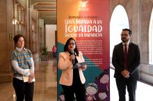 Ministra Norma Lucía Piña Hernández, inauguró la exposición infantil “Una mirada de igualdad desde la infancia”