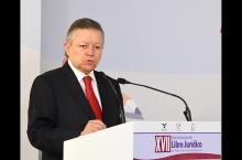 Arturo Zaldívar , Ministro Presidente de la SCJN y del CJF inauguró la XVII Feria Internacional del Libro Jurídico del Poder Judicial de la Federación