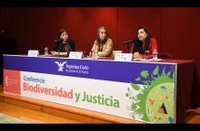 Seminario Permanente sobre acceso a la Justicia en asuntos ambientales, Maestra Alejandra Rabasa del Centro de Estudios Constitucionales de la SCJN, Doctora Julia Carabias Lilo y Ana María Ibarra Olguín Directora del CEC.