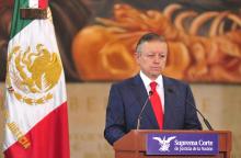 Conferencia de prensa del Ministro Presidente Arturo Zaldívar en la Suprema Corte de Justicia de la Nación.