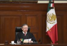 Ministro Presidente Arturo Zaldívar. Sesión Solemne de Apertura del Primer Período de Sesiones del Alto tribunal, correspondiente al año 2022