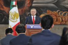 Ministro Presidente de la SCJN y del CJF, Arturo Zaldívar, en el marco de la conferencia de prensa ofrecida a medios de comunicación