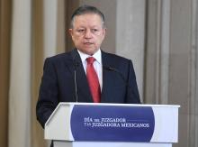 Ministro Arturo Zaldívar, Presidente de la Suprema Corte de Justicia de la Nación (SCJN) y del Consejo de la Judicatura Federal (CJF). Ceremonia conmemorativa del Día del Juzgador y Juzgadora Mexicanos y la entrega de los reconocimientos Premio AMIJ 2022