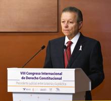 Ministro Arturo Zaldívar en la inauguración VIII Congreso Internacional de Derecho Constitucional Precedente Judicial: entre la teoría y la práctica