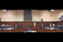 Sesión pública del Pleno de la Suprema Corte de Justicia de la Nación
