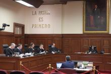 Sesión pública del Pleno de la Suprema Corte de Justicia de la Nación
