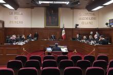 Sesión pública del Pleno de la Suprema Corte de Justicia de la Nación