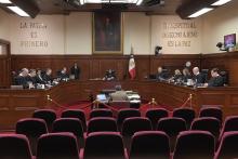 Sesión pública del Pleno de la Suprema Corte de Justicia de la Nación