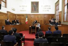 Sesión pública de la Segunda Sala de la Suprema Corte de Justicia de la Nación