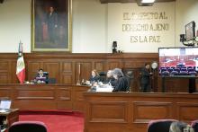 Sesión pública del Pleno de la Suprema Corte de Justicia de la Nación