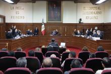 Sesión pública del Pleno de la Suprema Corte de Justicia de la Nación