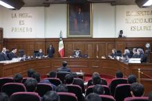 Sesión pública del Pleno de la Suprema Corte de Justicia de la Nación