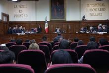 Sesión pública del Pleno de la Suprema Corte de Justicia de la Nación
