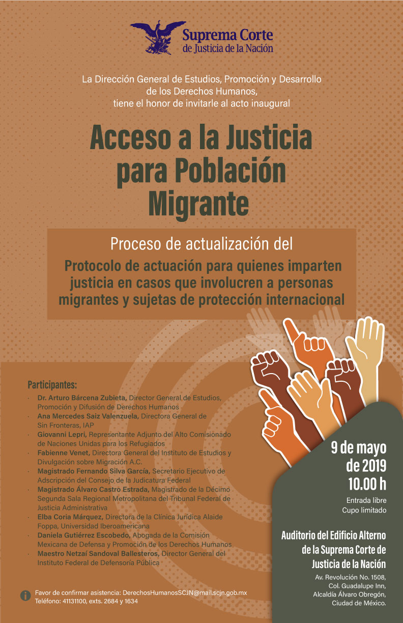 acceso a la justicia para población migrante